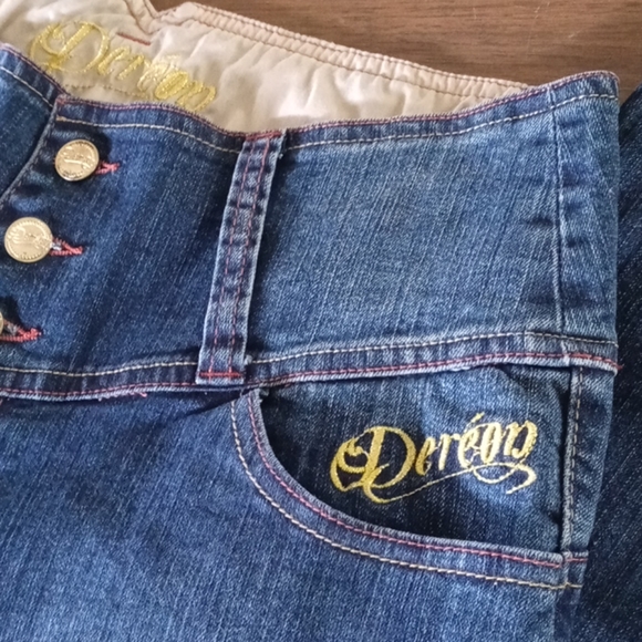 Beyonce Deréon High-Waist Blue Jeans 11/12 NWT - Picture 2 of 6